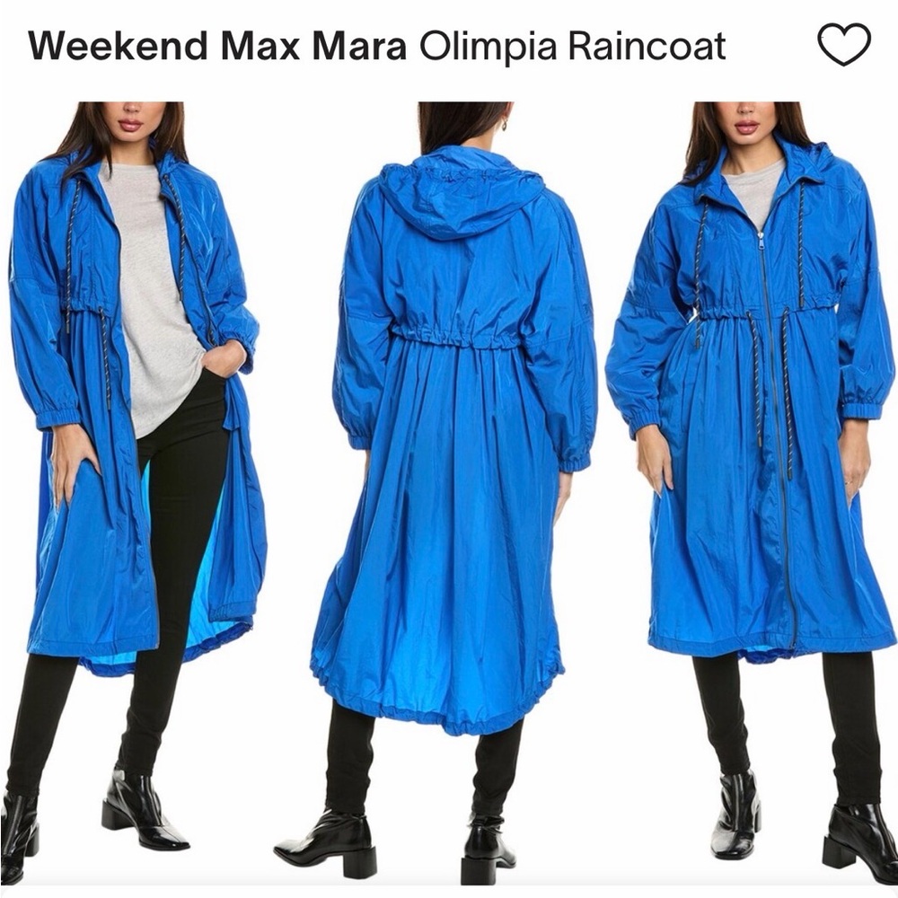 Weekend Max Mara Olimpia Raincoat- Woman’s Size 2